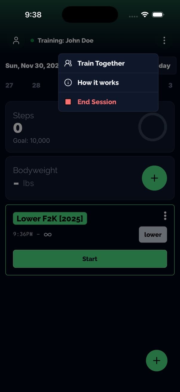 Train together feature